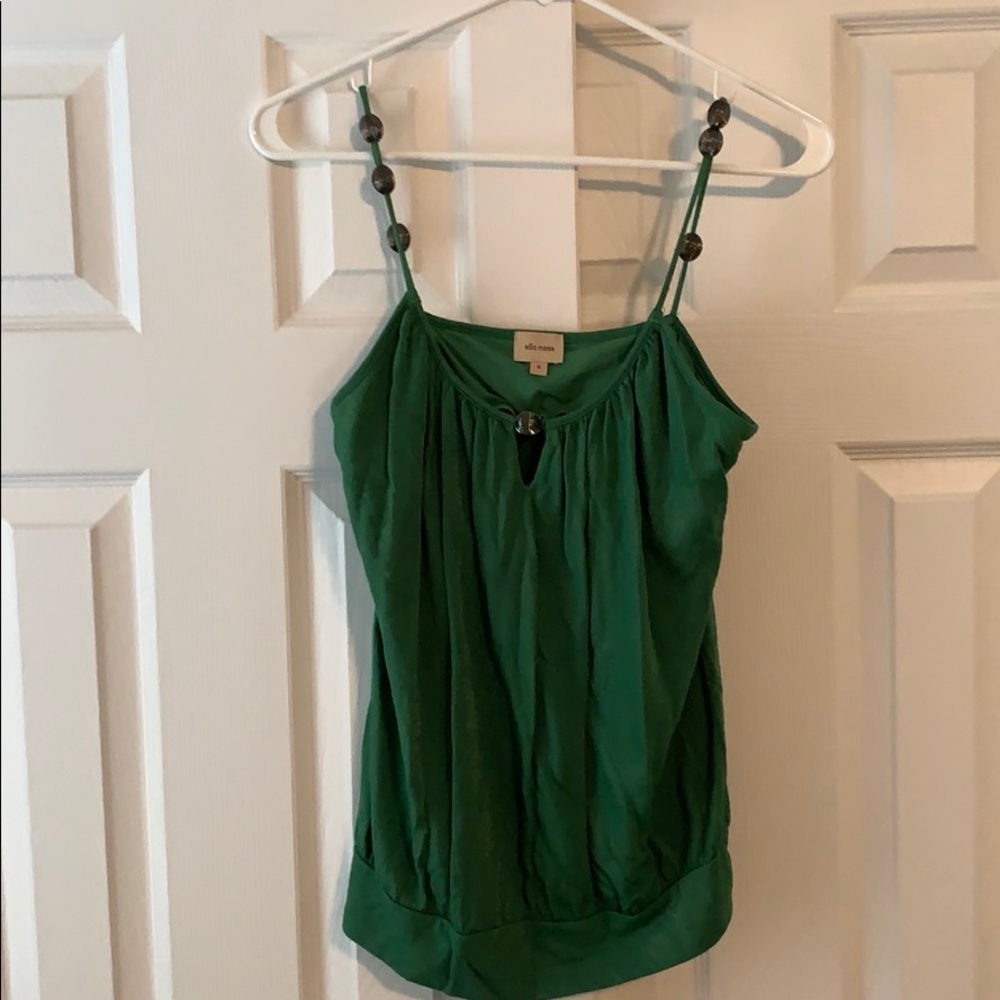 Ella Moss tank top. Gorgeous green color. Small
